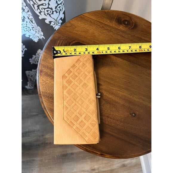 Vintage Princess Gardner Wallet Top Grain Lambskin Light Tan Very Good Condition - Picture 2 of 6